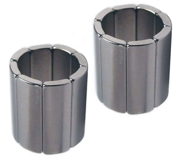 Tile shaped NdFeB magnet