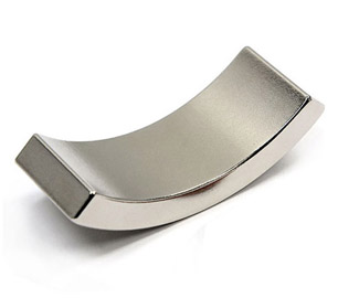 Arc shaped NdFeB magnet