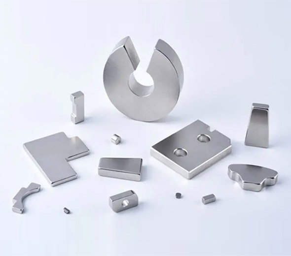 Deformed magnetic steel
